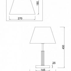 Настольная лампа декоративная Freya Clarissa FR5020TL-01CH | фото 3