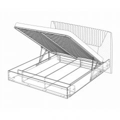 Кровать-11 с подъёмным основанием 1400 Марсель | фото 6