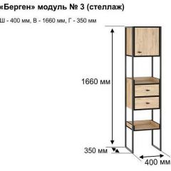 Стеллаж комбинированный Берген-3 | фото 11