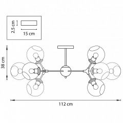 Люстра на штанге Lightstar Beta 785083 | фото 5
