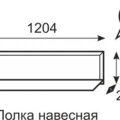 Полка навесная Венеция 29 бодега | фото 2