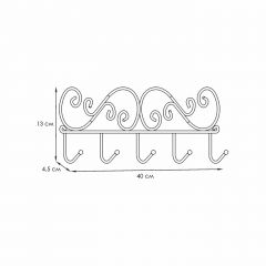 ВН 276 М Вешалка настенная "Кружева 5" Медный антик | фото 2